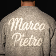 Grey Original logo knitted sweater