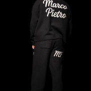 Black Original logo knitted sweater