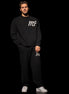 Black Original logo knitted sweater