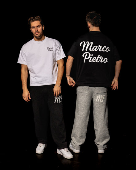 Black mens oversized original logo T-shirt