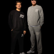 Grey original logo knitted bottoms