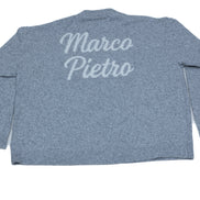 Grey Original logo knitted sweater