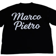 Black mens oversized original logo T-shirt