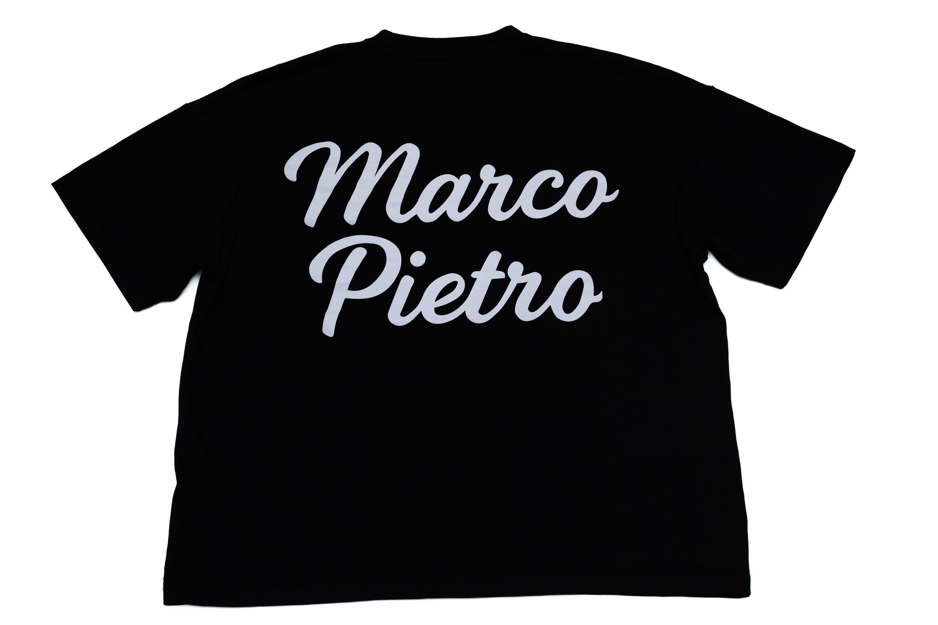 Black mens oversized original logo T-shirt
