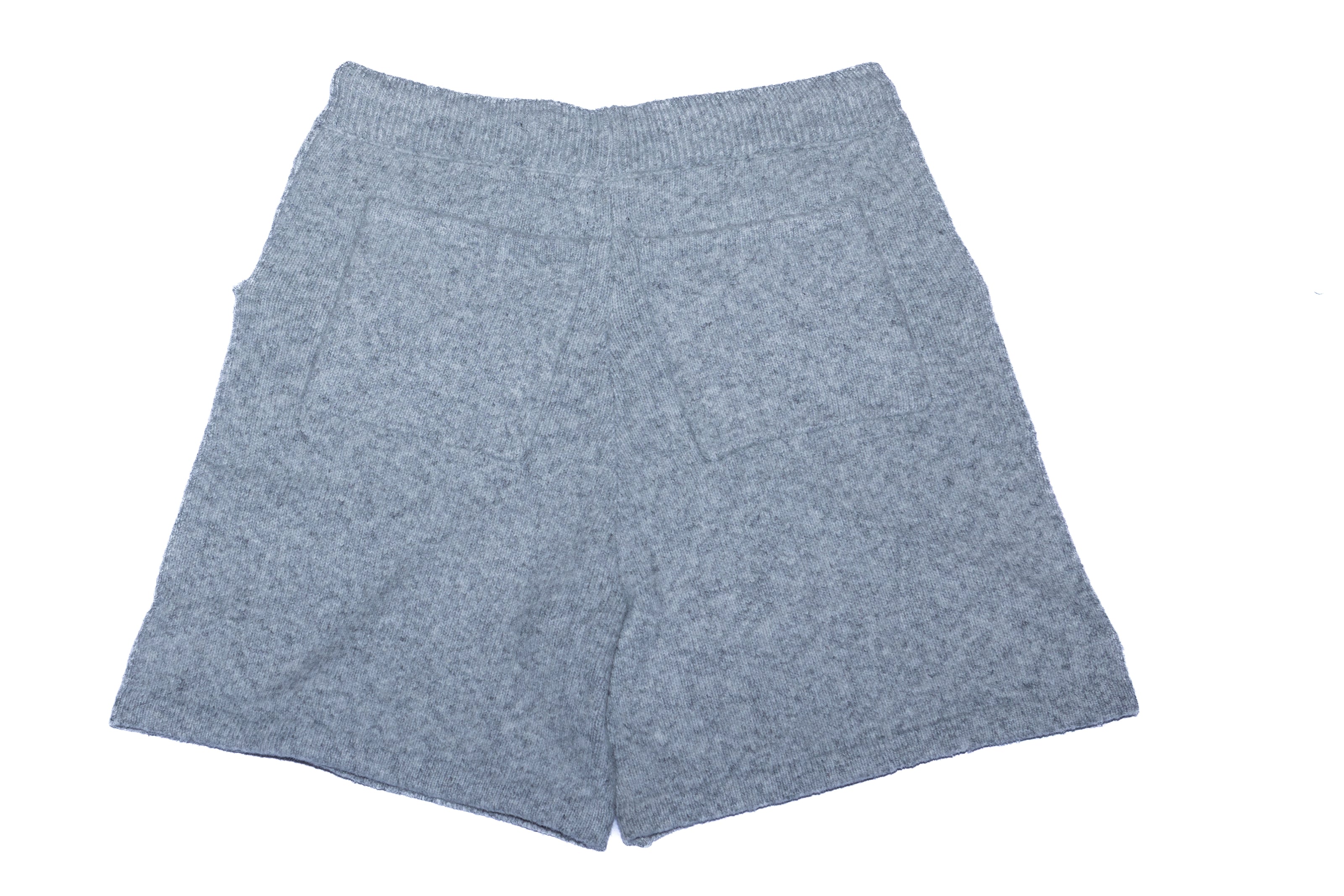 Grey original logo knitted shorts