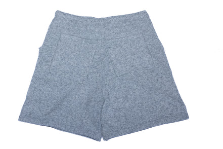 Grey original logo knitted shorts